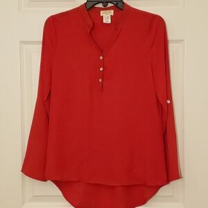 Golden State Vibrant Red Blouse | Women's M